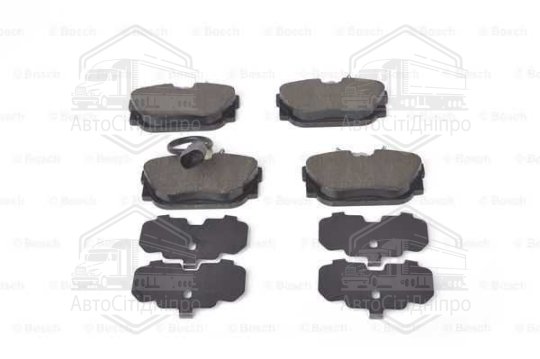 Колодка гальм. диск. VW T4 (70XB, 70XC, 7DB, 7DW) задн. (вир-во Bosch)