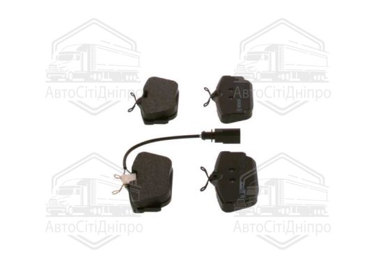Колодка гальм. диск. VW T4 (70XB, 70XC, 7DB, 7DW) задн. (вир-во Bosch)