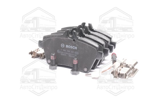 Колодка гальм. диск. MERCEDES A-CLASS (W169) передн. (вир-во Bosch)