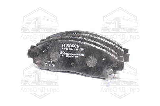 Колодка гальм. диск. NISSAN PATHFINDER передн. (вир-во Bosch)