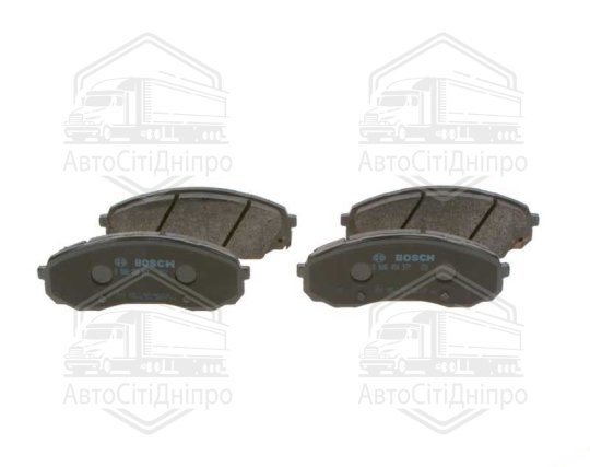 Колодка гальм. диск. HYUNDAI H-1 2.5CRDI 08-,CARNIVAL III 2.2CRDI-2.9CRDI 06-передн. (вир-во Bosch)