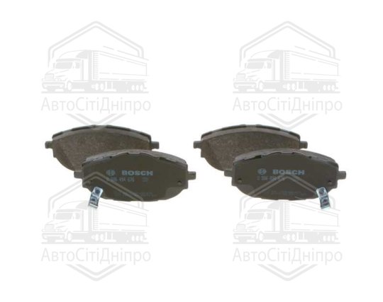 Колодка гальм. диск. TOYOTA AURIS 1.3-2.0 2012-, COROLLA 1.33-1.8 2013 - передн. (вир-во Bosch)