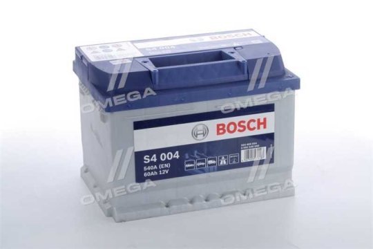 Акумулятор 60Ah-12v BOSCH (S4004) (242x175x175),R,EN540
