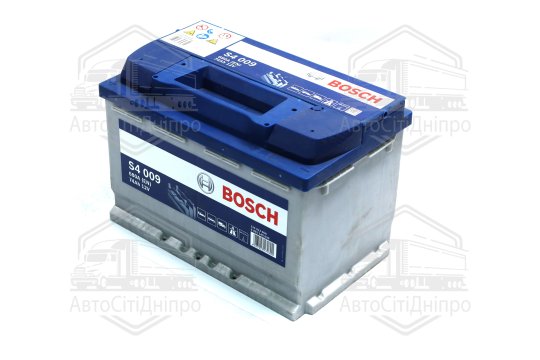 Акумулятор 74Ah-12v BOSCH (S4009) (278x175x190),L,EN680