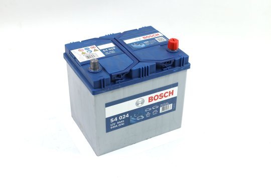 Акумулятор 60Ah-12v BOSCH (S4024) (232x173x225),R,EN540 Азія