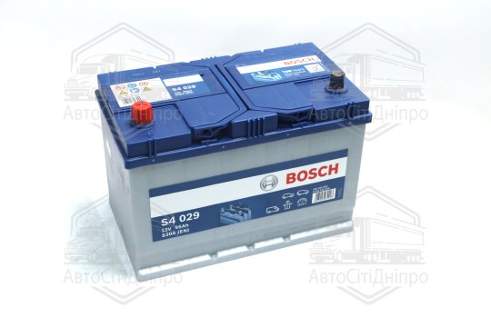 Акумулятор 95Ah-12v BOSCH (S4029) (306x173x225),L,EN830(Азія)