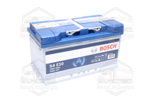 Акумулятор 75Ah-12v BOSCH EFB (S4E10) (315x175x175),R,EN730