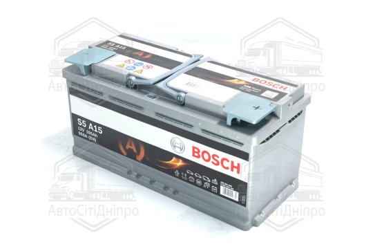 Акумулятор 105Ah-12v BOSCH AGM (S5A15) (394х175х190), R, EN 950