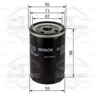 Фільтр масляний двигуна NISSAN (вир-во Bosch)