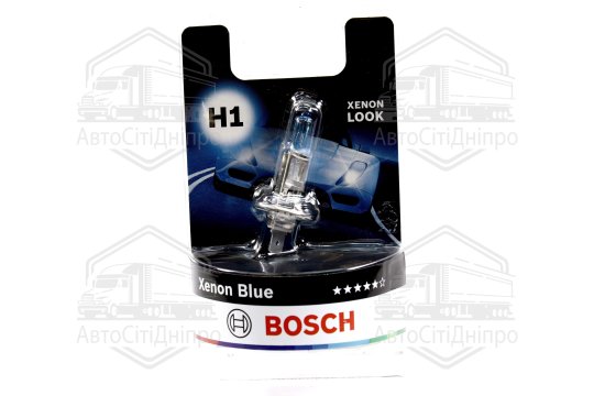 Лампа розжарювання H1 12V 55W P14,5s XENON BLUE (вир-во Bosch)