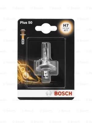 Лампа розжарювання 12 V 55 W H7 PLUS 50 блістер (вир-во Bosch)