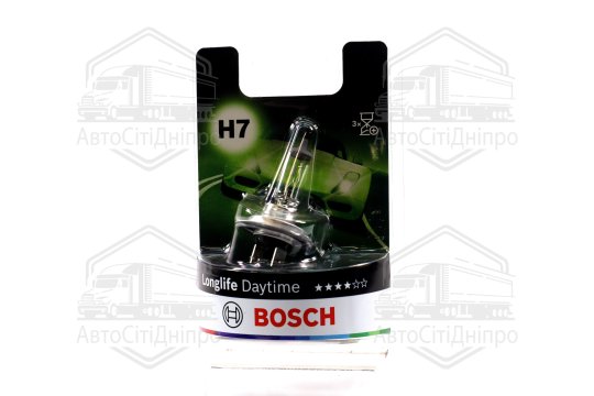 Лампа розжарювання H7 12V 55W PX26d daytime (blister) (вир-во Bosch)