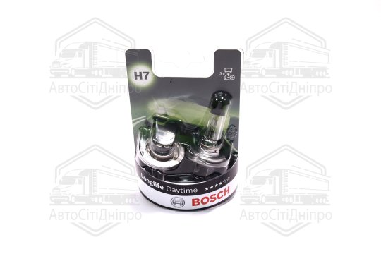 Лампа розжарювання H7 12V 55W PX26d Longlife Daytime (компл. 2шт) (вир-во Bosch)