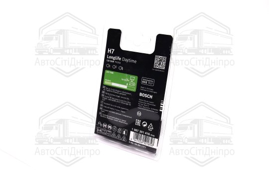 Лампа розжарювання H7 12V 55W PX26d Longlife Daytime (компл. 2шт) (вир-во Bosch)