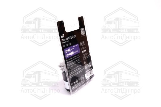Лампа розжарювання H7 12V 55W PX26d Plus 120 Gigalight (компл. 2шт) (вир-во Bosch)