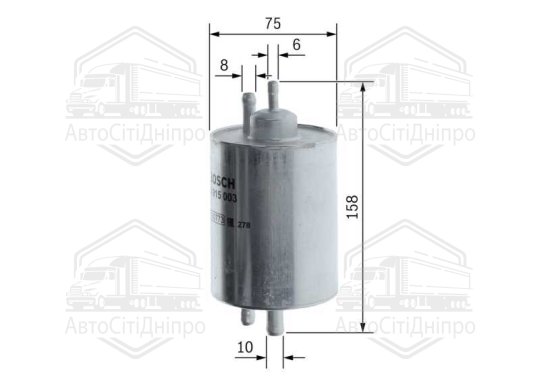 Лампа розжарювання H4 12V 60/55W P43t Pure Light (вир-во Bosch)