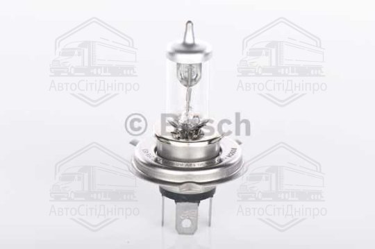 Лампа фарна АКГ 12-60+55 ВАЗ галоген. H4 ближн., дальн. світло (вир-во Bosch)