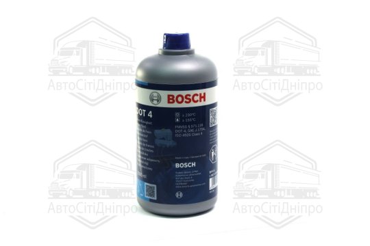 Рідина гальм. DOT4 1л. (вир-во Bosch)