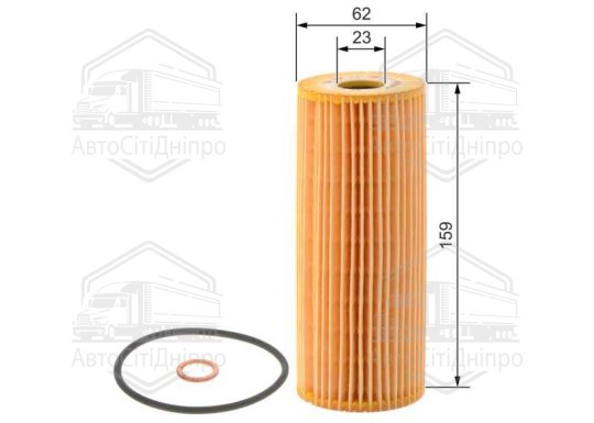 Фільтр масляний двигуна MERCEDES SPRINTER (вир-во Bosch)