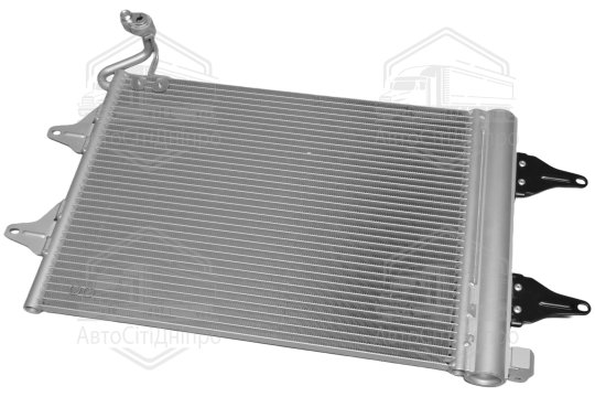 Радіатор кондиціонера SKODA FABIA 99-, VW POLO 01- (вир-во BOSCH)