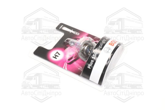 Лампа розжарювання H7 12V 55W PX26d GigaLight +150 (blister 1шт) (вир-во Bosch)