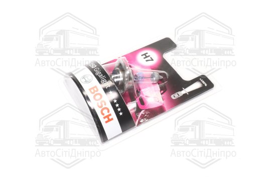 Лампа розжарювання H7 12V 55W PX26d GigaLight +150 (blister 1шт) (вир-во Bosch)