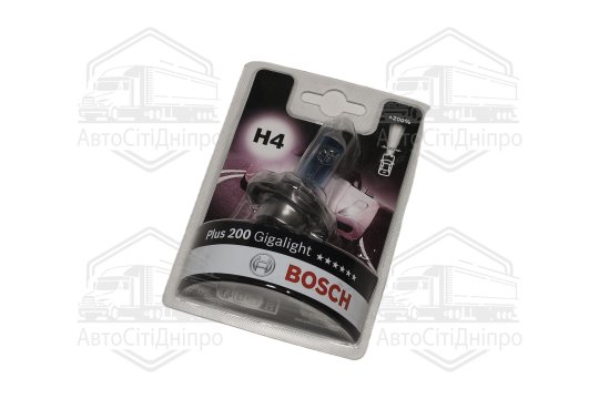 Лампа 12V 60/55W H4 Plus 200 Gigalight (вир-во Bosch)