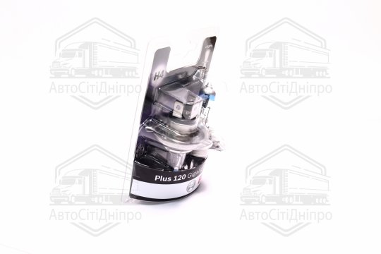 Лампа розжарювання H4 12V 60/55W P43t Plus 120 Gigalight (компл) (вир-во Bosch)