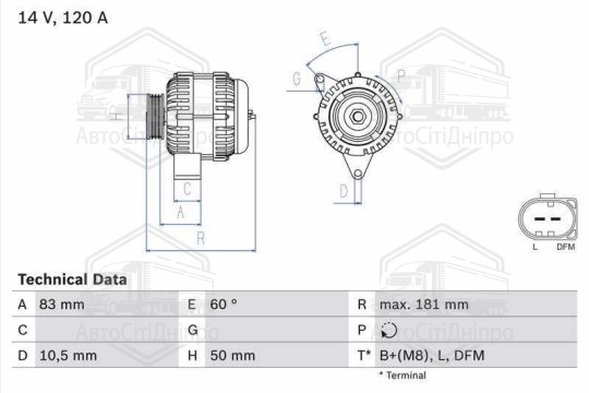 Фільтр салону SMART FORTWO 14- вугільний (вир-во BOSCH)