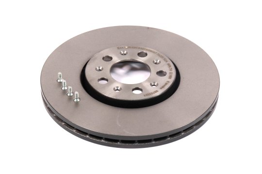Диск гальмівний AUDI A3, SEAT TOLEDO, SKODA FABIA, OCTAVIA, VW передн., вент. (вир-во BREMBO)