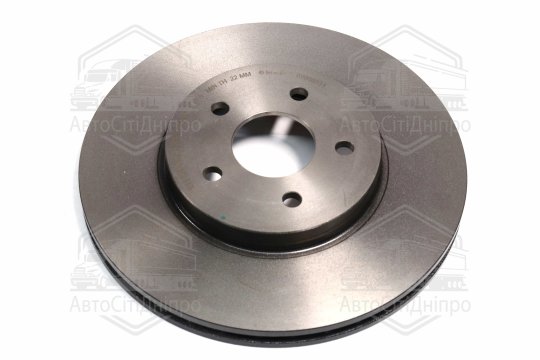 Диск гальмівний FORD MONDEO передн., вент. (вир-во BREMBO)