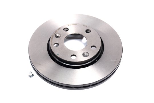 Диск гальмівний DACIA DUSTER 2010; LAGUNA III, MEGANE 07 - передн. (вир-во BREMBO)