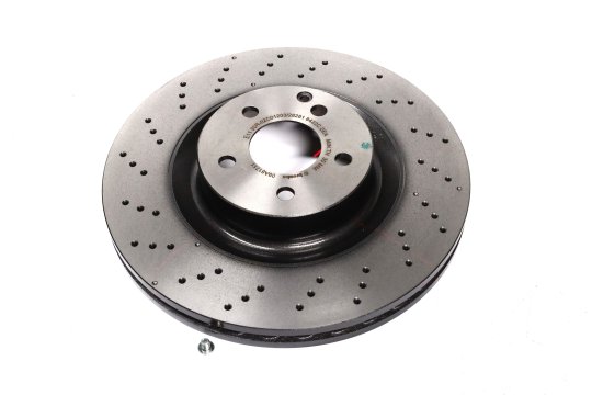 Диск гальмівний MB (W221) E420 E500 06-, S320-500 05 - передн. (вир-во BREMBO)