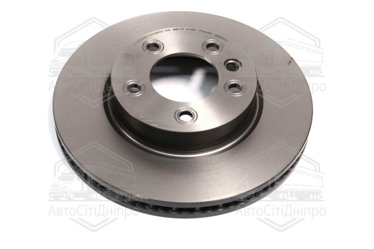 Диск гальмівний VW TOUAREG передн. лів./прав., вент. (вир-во BREMBO)