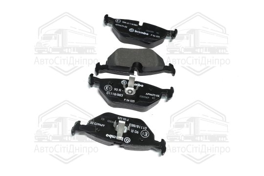 Колодка гальм. диск. BMW 3 (E46) задн. (вир-во BREMBO)