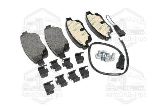 Колодка гальм. диск. FORD TRANSIT, задн. (вир-во BREMBO)