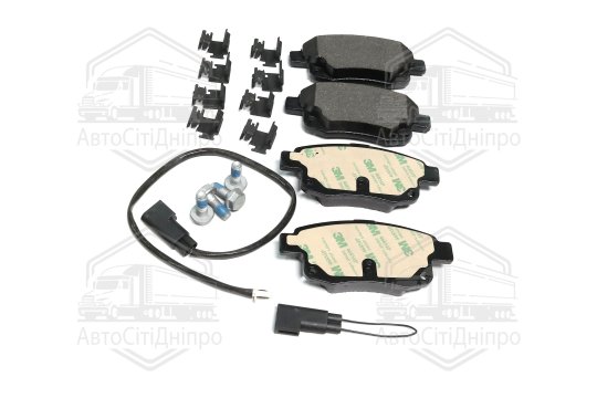 Колодка гальм. диск. FORD TRANSIT, задн. (вир-во BREMBO)