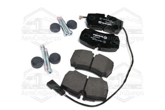 Колодка гальм. диск. FORD TRANSIT 2.2 2.4 07/06- задн. (вир-во BREMBO)