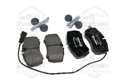 Колодка гальм. диск. FORD TRANSIT 2.2 2.4 07/06- задн. (вир-во BREMBO)