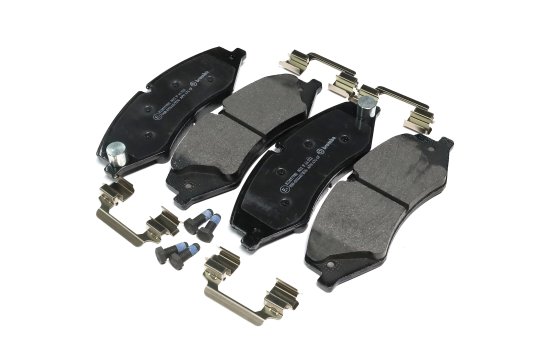 Колодка гальм. диск. LANDROVER DISCOVERY 09 -, RANGE ROVER 06 - передн. (вир-во BREMBO)