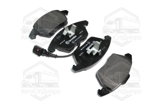 Колодка гальм. диск. AUDI A3, SEAT, SKODA, VW передн. (вир-во BREMBO)