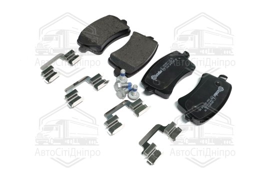 Колодка гальм. диск. AUDI A4 задн. (вир-во BREMBO)