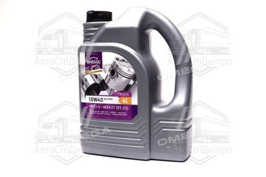Масло моторн. BREXOL TRUCK MB 10W40 CI-4 (Каністра 4л)