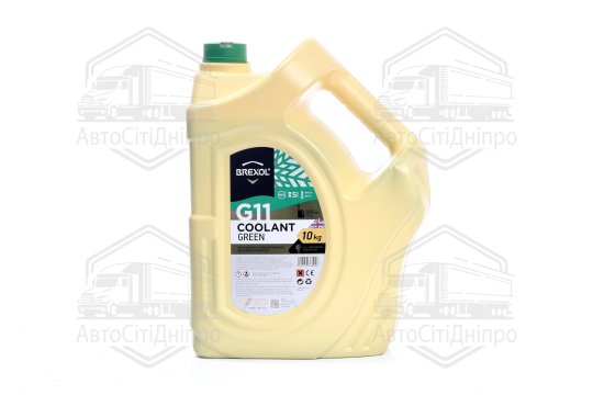 Антифриз BREXOL GREEN G11 Antifreeze (зелений) 10kg