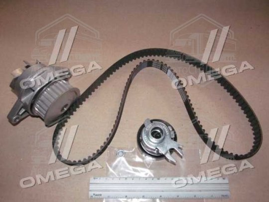 Водяний насос + комплект ременя ГРМ SKODA OCTAVIA I (1U2) 1.6 09/96-09/04 (Вир-во Contitech)