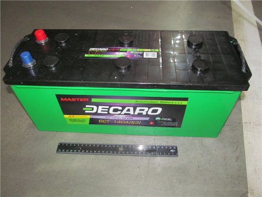 Акумулятор 140Ah-12v DECARO MASTER (513х189х217), L, EN900