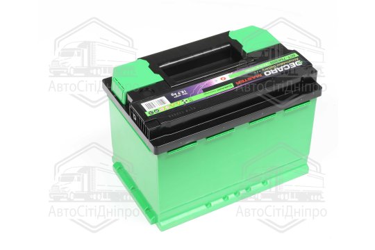 Акумулятор 75Ah-12v DECARO MASTER (278х175х190), R, EN680