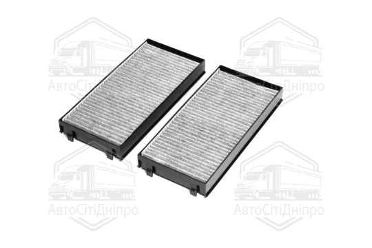 Фільтр салону BMW X5, X6 07- вугільний (2шт.) (вир-во DENCKERMANN)