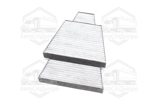 Фільтр салону VW PHAETON 04-, BENTLEY CONTINENTAL 03-13 вугільний (2шт.) (вир-во DENCKERMANN)