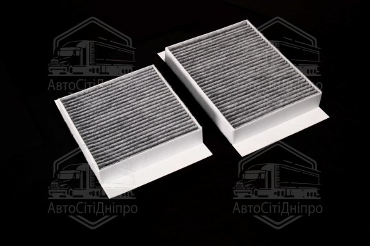 Фільтр салону PSA C3 II, C4 CACTUS, 207, 208 06- вугільний (2шт.) (вир-во DENCKERMANN)